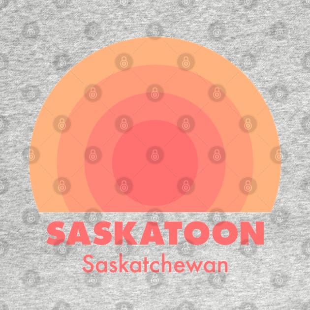 Saskatoon Sask Retro Orange by modeoftravel